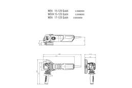MINIAMOLADORA WE 17-125 QUICK (600515000)