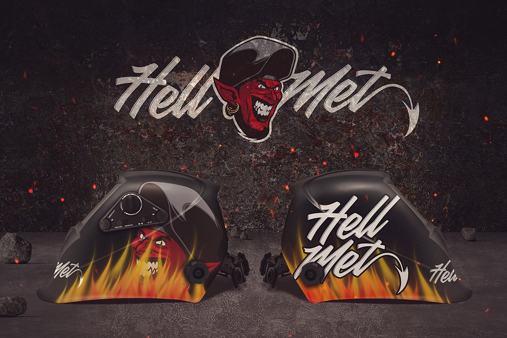 PANTALLA HELLMET R-10 DEVIL