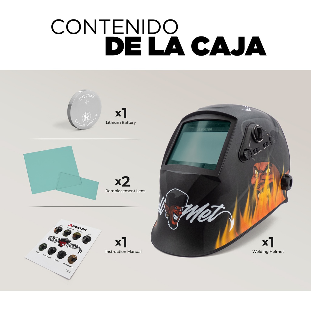 PANTALLA HELLMET R-10 DEVIL
