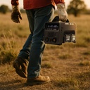 EQUIPO INVERTER MMA A BATERIA  SB-120 PACK 4 BATERIAS (10798)