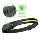 LINTERNA PORTATIL DE LUZ FRONTAL COB (54004)