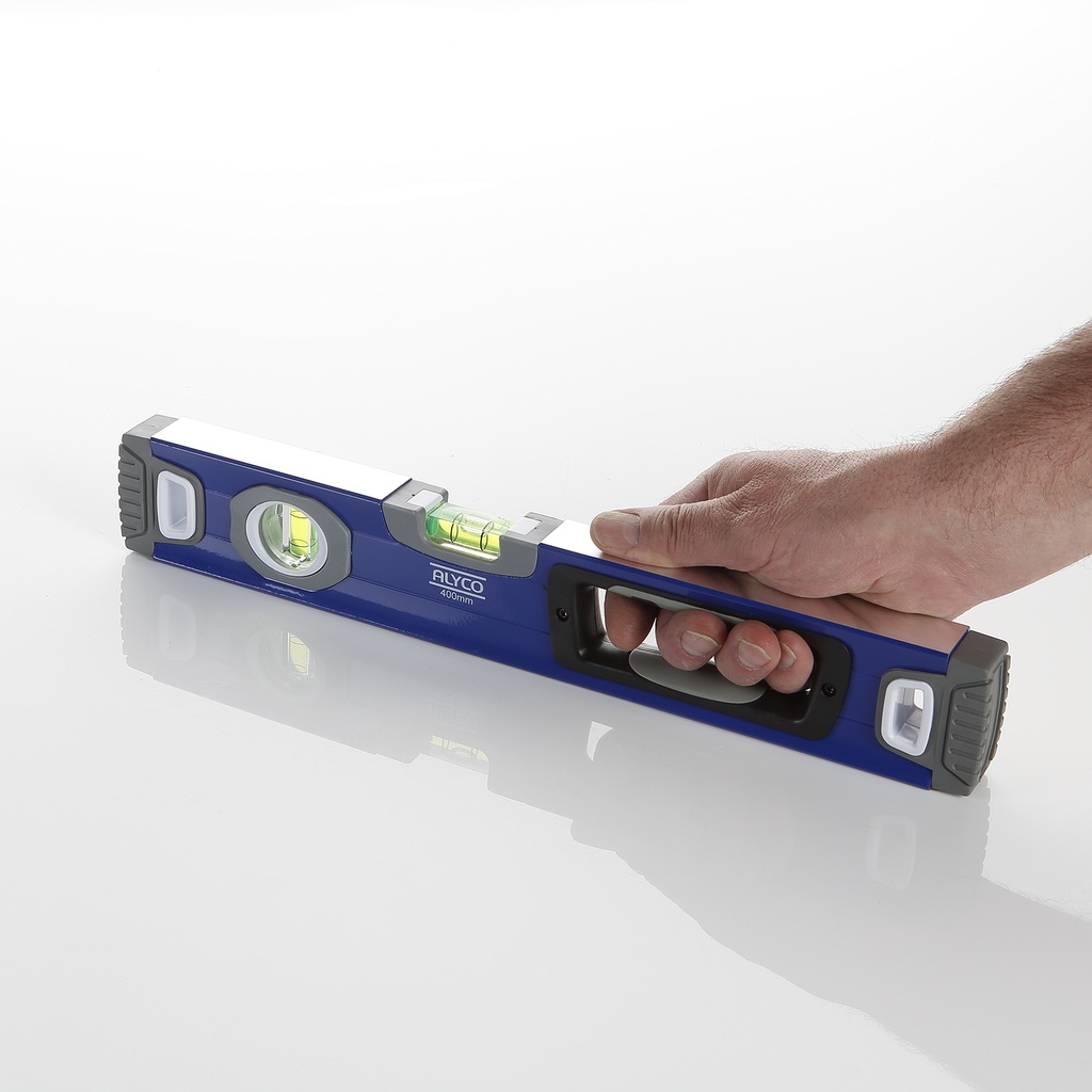 NIVEL TUBULAR ALYCO 2 FIOLAS MAGNET 400 MM REF. (196204)