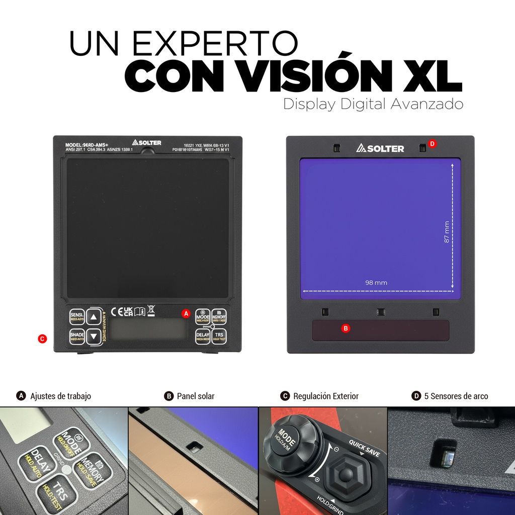 PANTALLA SOLTER R-15 PRO