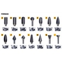 SET FRESAS METAL DURO 10 PIEZAS TIPO 01-H BASIC