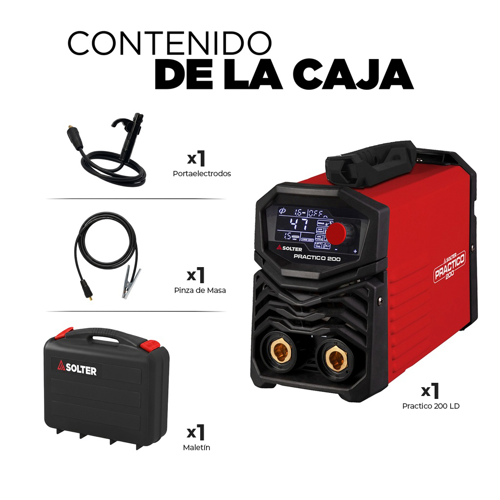 KIT SOLDADOR PRACTICO 200LD + OPTIMATIC 100