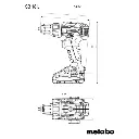 TALADRO METABO ATORNILLADOR SB 18 L SET (614053710)