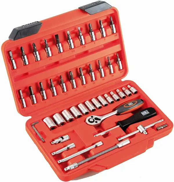 JUEGO LLAVES VASO 1/4" 46 PIEZAS ALYCO