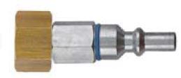 ENCHUFE RAPIDO MACHO INERTES 1/4" DERECHA. AR/CO2