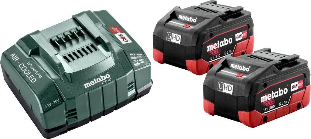 BASIC-SET METABO 2XLIHD 5,5 AH (685122000)
