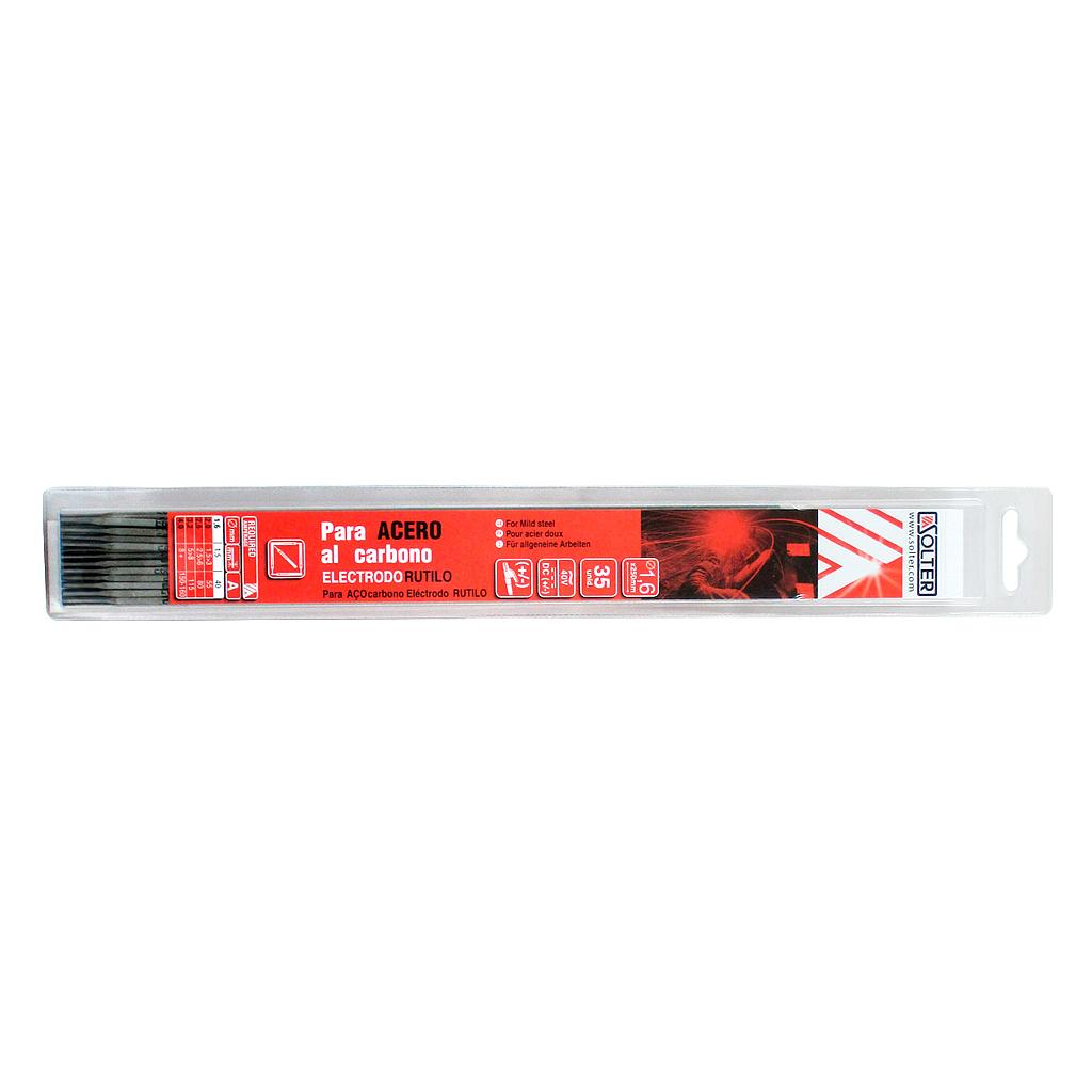 BLISTER ELEC. RUTILO 1,6 MM (35U)
