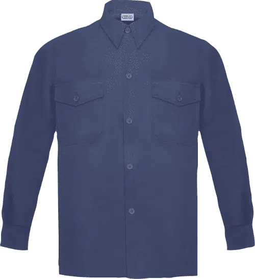 CAMISA 2 BOLSILLOS M/LARGA TALLA 42