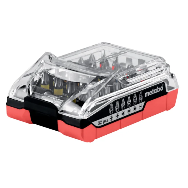 JUEGO PUNTAS BATERÍA 32 PIEZAS METABO (626696)