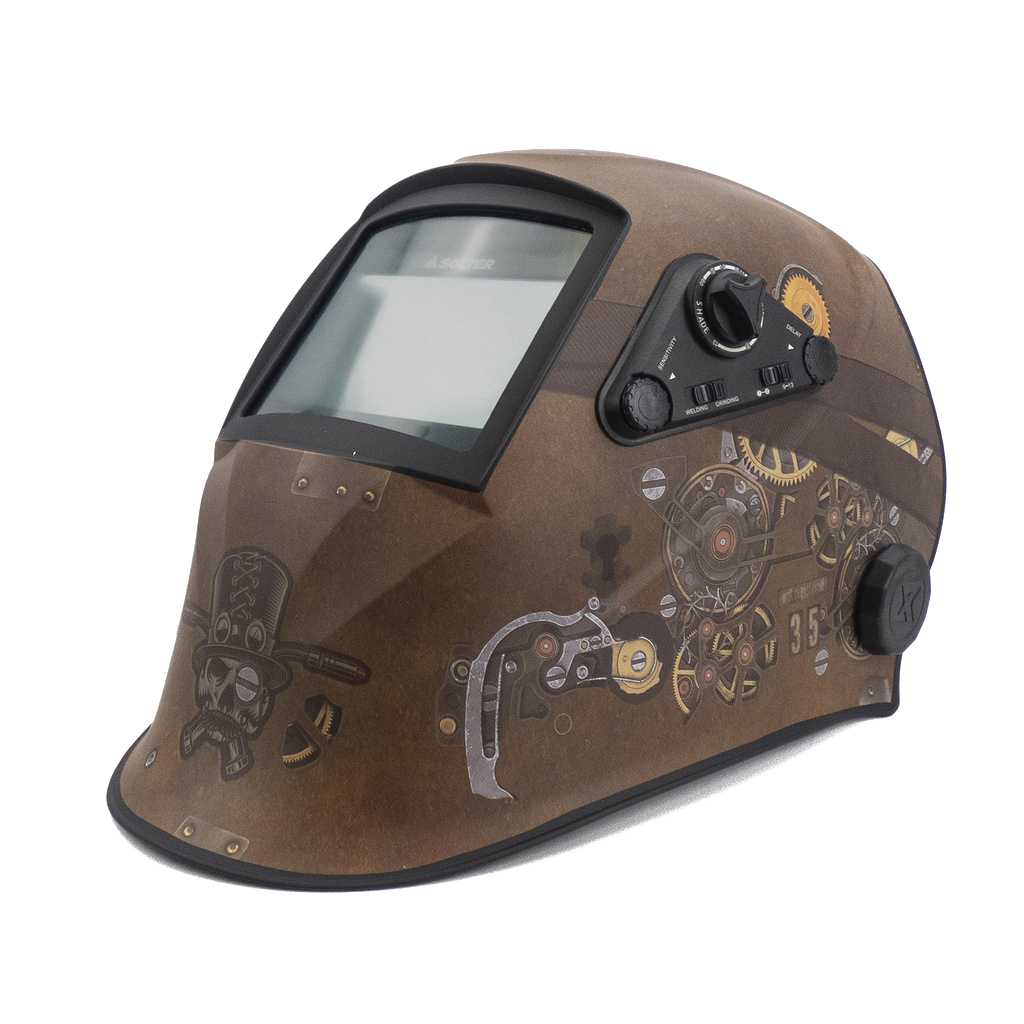 PANTALLA HELLMET R-10 STEAMPUNK