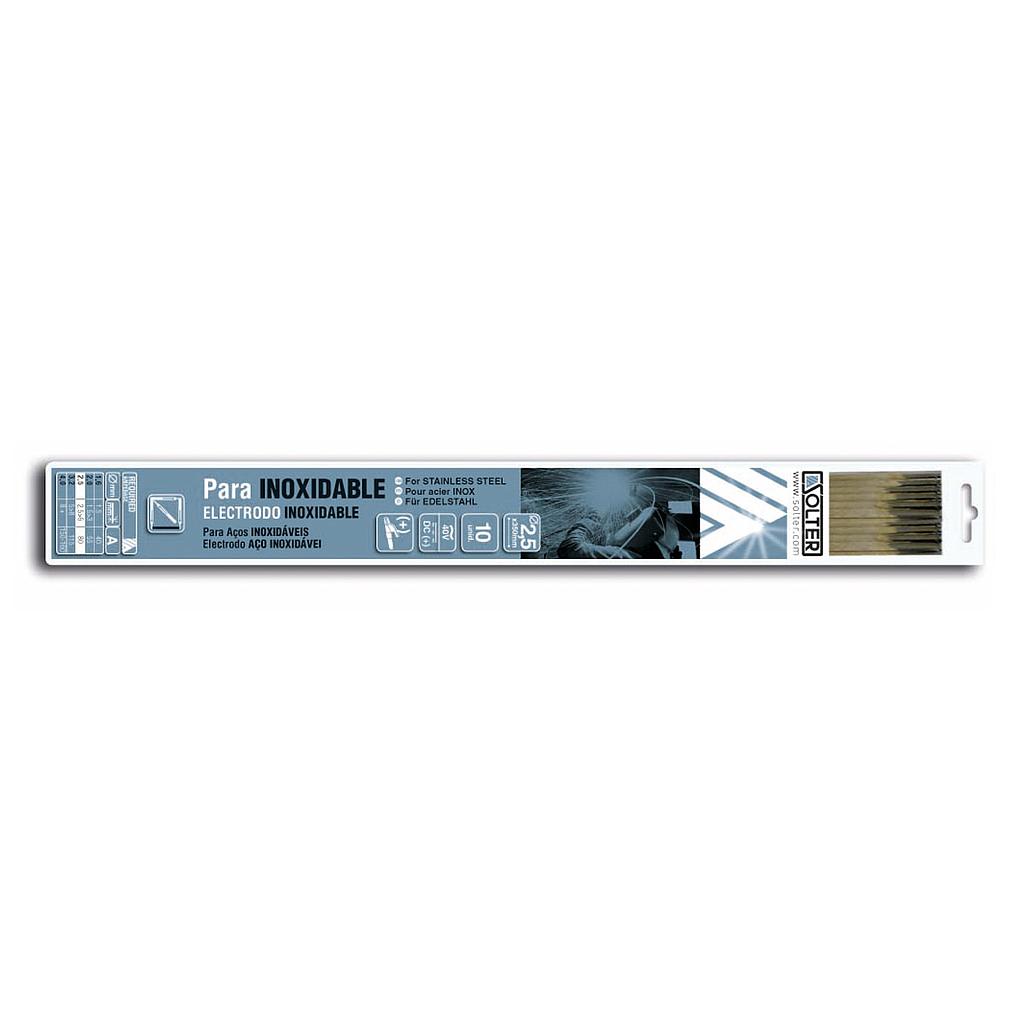 BLISTER ELEC. INOX 2 MM (10U)