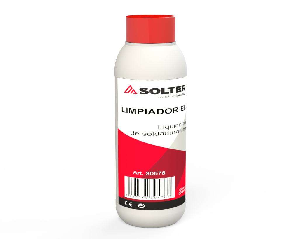 LÍQUIDO LIMPIADOR ELECTROLÍTICO INOX. SOLCLEAN 250ML.