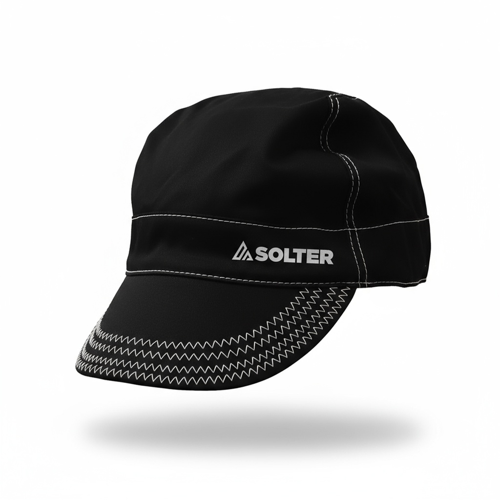 GORRA SOLDADOR TEXTIL IGNIFUGO CUERO (10441)