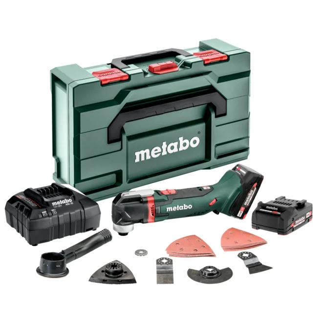 AMOLADORA METABO W18 LT BL 11-125 + BASIC SET 2X4.0A (ES00024) + REGALO 25 DISCOS 125X1 NOVORAPID