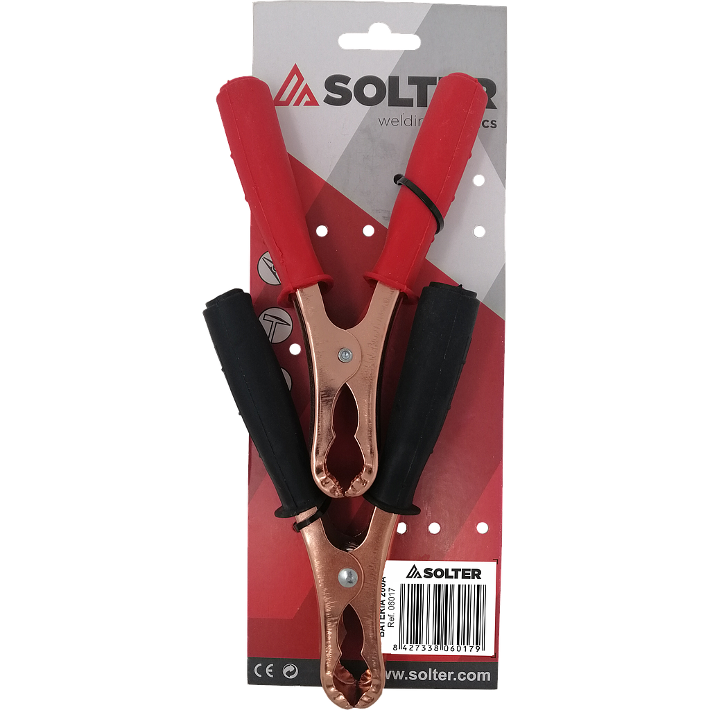 CONJUNTO PINZA BATERIA 200A (06017)