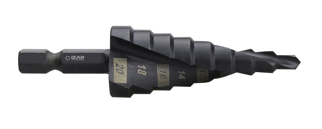 BROCA IZAR HSS CO ESCALONADA ESPIRAL DIN4X12 REF 1622