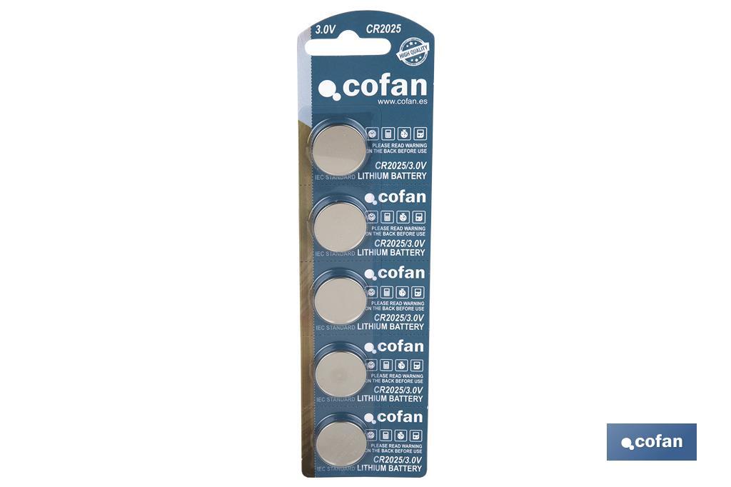 PILA CR2025 COFAN 