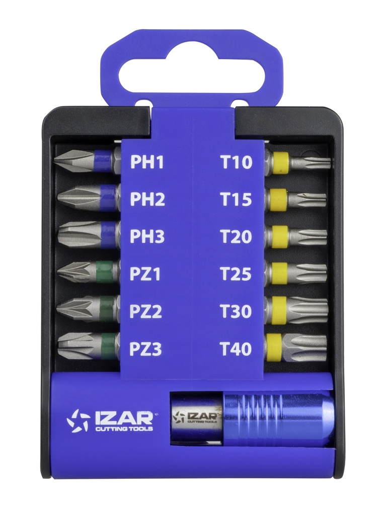 SET PUNTA ATORNILLAR IZAR PH1-2-3-PZ1-2-3-T10-20-25-30-40