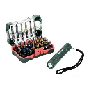 CAJA PUNTAS SP METABO 29 PIEZAS + LINTERNA METABO (626721000)