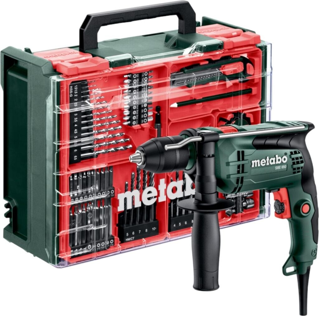 SET SBE 650 TALADRADORA A PERCUSSION METABO  (600742710) 