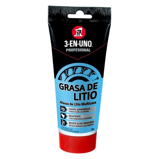 [001016107200053] 3 en 1 GRASA LITIO TUBO 150G