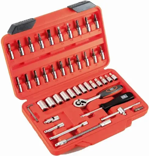 [8421504923947] JUEGO LLAVES VASO 1/4" 46 PIEZAS ALYCO