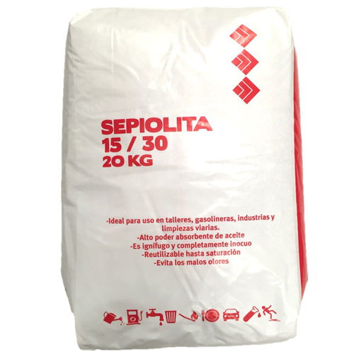 [0837655096382] ABSORBENTE MINERAL SEPIOLITA SACO 20KG