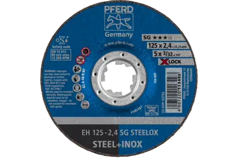 [4007220162217] DISCO CORTE PFERD EH 125-2.4 SG STEEL