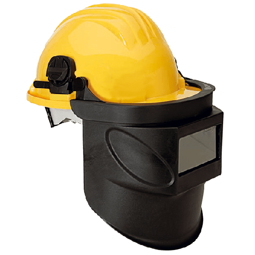 [2103415100000] PANTALLA CLIMAX 415 + CASCO AMARILLO