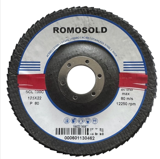 [000601130462] DISCO LÁMINAS ROMOSOLD 125X22 G80