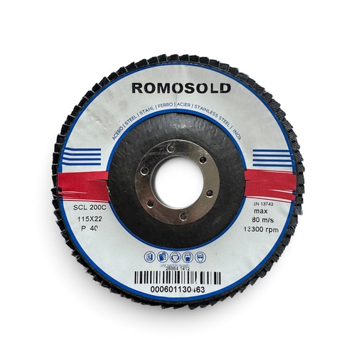 [000601130463] DISCO LÁMINAS ROMOSOLD 115X22 G40