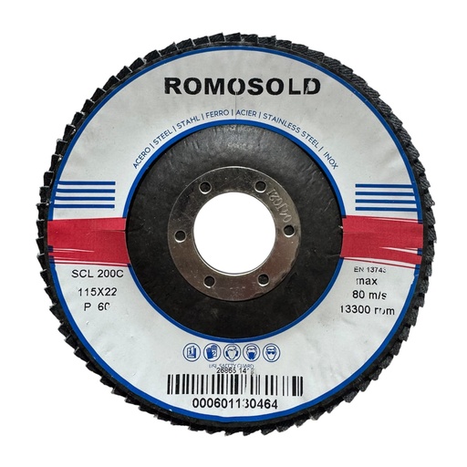 [000601130464] DISCO LÁMINAS ROMOSOLD 115X22 G60
