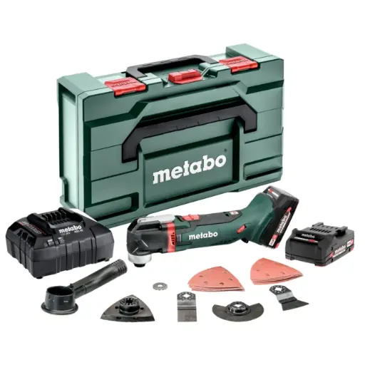 [613052510] AMOLADORA METABO W18 LT BL 11-125 + BASIC SET 2X4.0A (ES00024) + REGALO 25 DISCOS 125X1 NOVORAPID