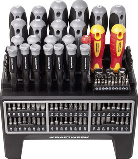 [875006] KRAFTWERK 305.306.114 SCREWDRIVER AND BIT SET 114 PCS 